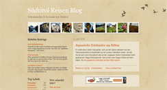 Desktop Screenshot of blog.suedtirol-reisen.com
