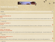 Tablet Screenshot of blog.suedtirol-reisen.com
